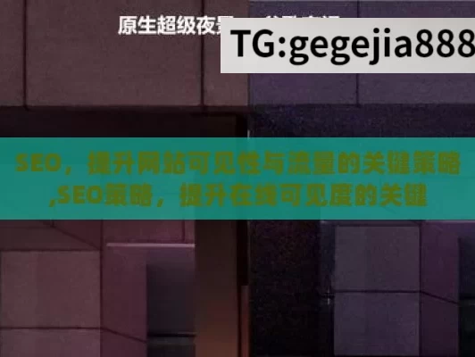 SEO，提升网站可见性与流量的关键策略,SEO策略，提升在线可见度的关键