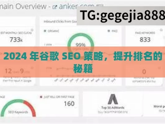 2024 年谷歌 SEO 策略，提升排名的秘籍