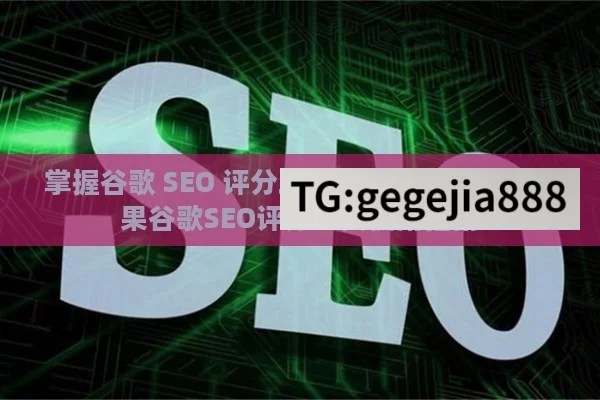 掌握谷歌 SEO 评分工具，提升网站优化效果谷歌SEO评分工具使用指南