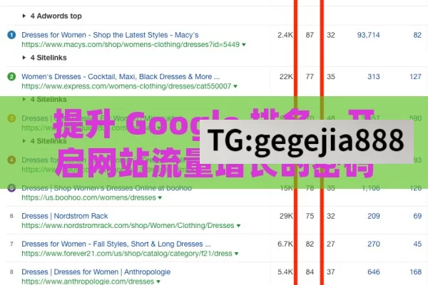 提升 Google 排名，开启网站流量增长的密码,Google排名提升